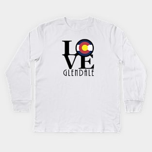 LOVE Glendale Colorado Kids Long Sleeve T-Shirt